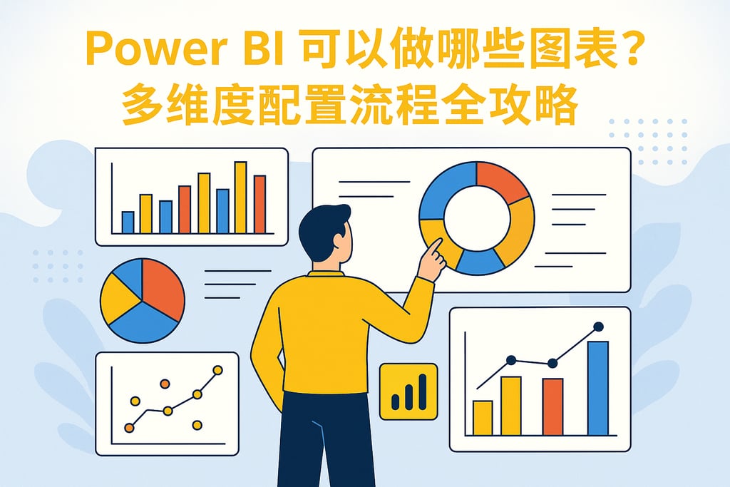 Power BI可以做哪些图表？多维度配置流程全攻略